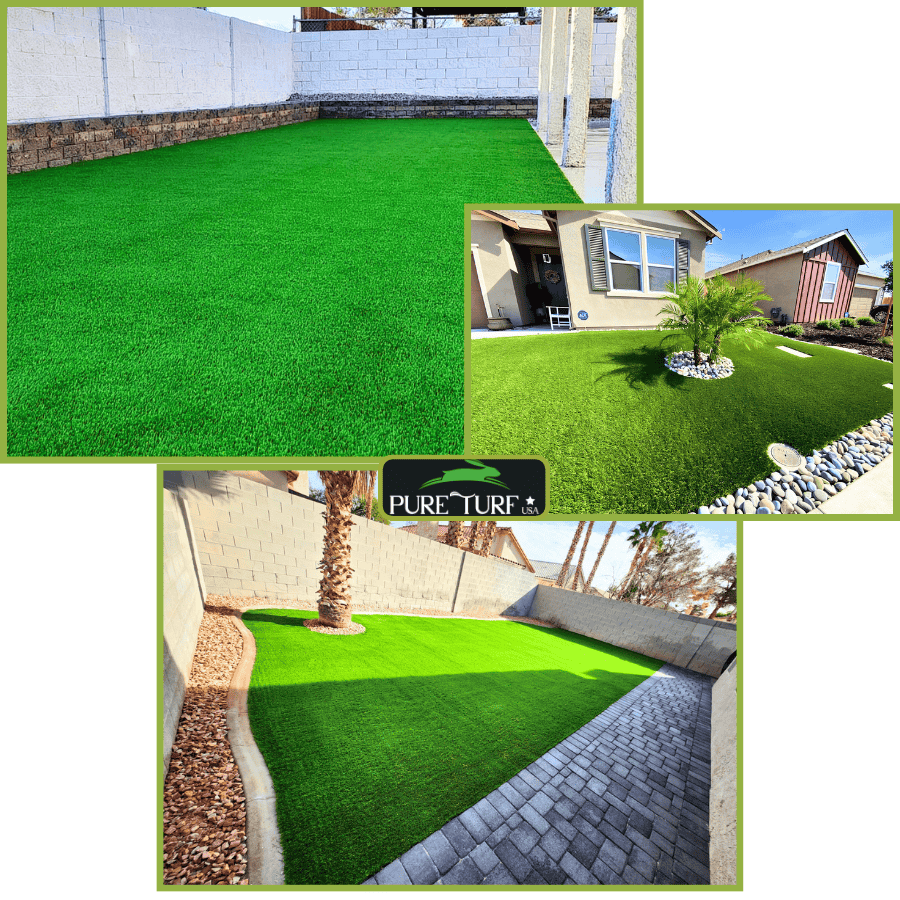 Pure Turf USA backyard turf installations